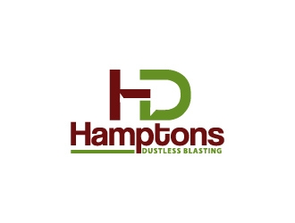 Hamptons Dustless Blasting logo design by usashi