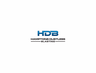 Hamptons Dustless Blasting logo design by cecentilan