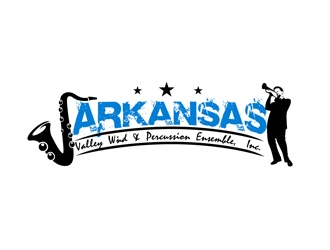 Arkansas Valley Wind & Percussion Ensemble, Inc. logo design by DreamLogoDesign