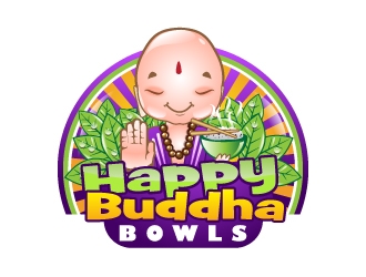 Happy Buddha Bowls logo design by uttam