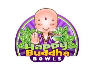 Happy Buddha Bowls logo design by uttam