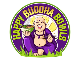 Happy Buddha Bowls logo design by veron