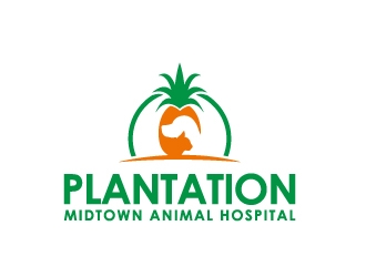 Plantation Midtown Animal Hospital logo design by gipanuhotko
