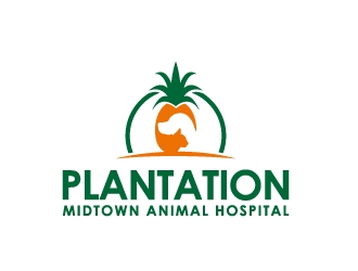 Plantation Midtown Animal Hospital logo design by gipanuhotko