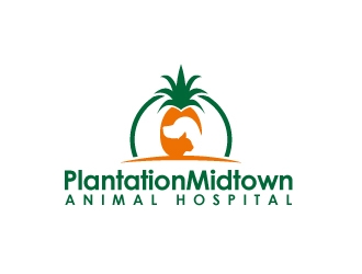 Plantation Midtown Animal Hospital logo design by gipanuhotko