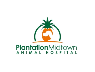 Plantation Midtown Animal Hospital logo design by gipanuhotko