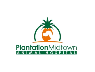 Plantation Midtown Animal Hospital logo design by gipanuhotko