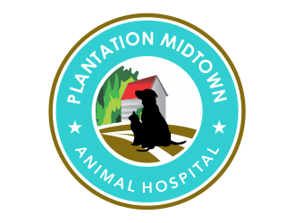 Plantation Midtown Animal Hospital logo design by Girly