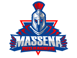Massena Red Raiders logo design by fontstyle