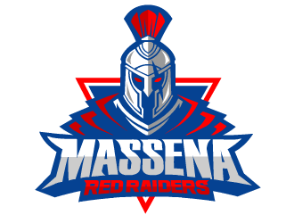 Massena Red Raiders logo design by fontstyle