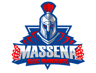 Massena Red Raiders logo design by fontstyle