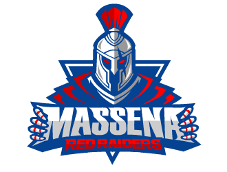 Massena Red Raiders logo design by fontstyle