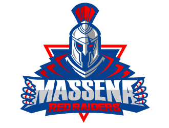Massena Red Raiders logo design by fontstyle