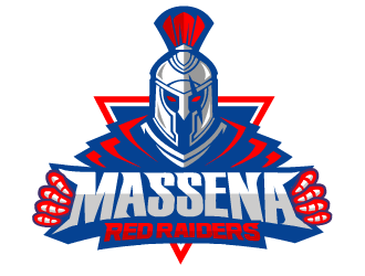 Massena Red Raiders logo design by fontstyle