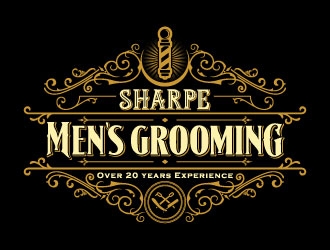 Sharpe Mens Grooming logo design by daywalker