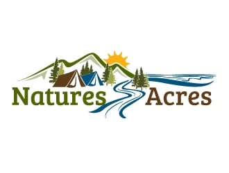 Natures Acres logo design by jaize