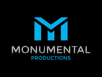 Monumental Productions logo design by tukangngaret