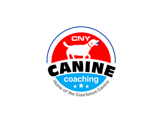 CNY Canine Coaching  logo design by enzidesign