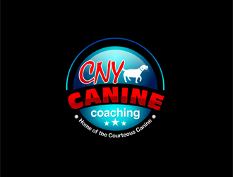 CNY Canine Coaching  logo design by enzidesign