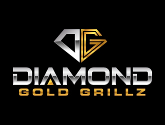 Diamond Gold Grillz  logo design by jaize
