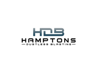 Hamptons Dustless Blasting logo design by mbah_ju