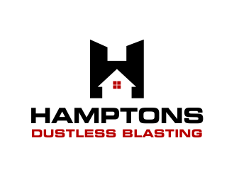 Hamptons Dustless Blasting logo design by Girly