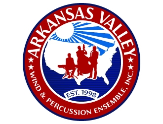 Arkansas Valley Wind & Percussion Ensemble, Inc. logo design by uttam