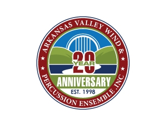 Arkansas Valley Wind & Percussion Ensemble, Inc. logo design by Gaze