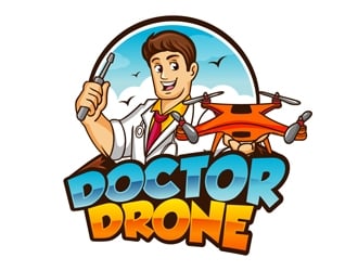 Doctor Drone logo design by DreamLogoDesign