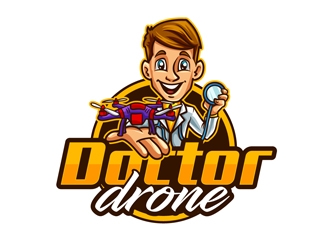 Doctor Drone logo design by DreamLogoDesign