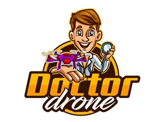 Doctor Drone logo design by DreamLogoDesign