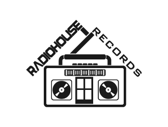 RadioHouse Records logo design by fastsev