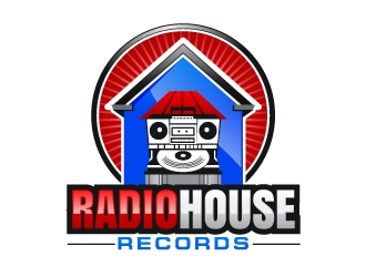 RadioHouse Records logo design by uttam