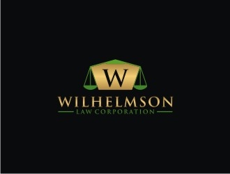Wilhelmson Law Corporation logo design by bricton