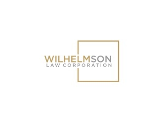 Wilhelmson Law Corporation logo design by bricton