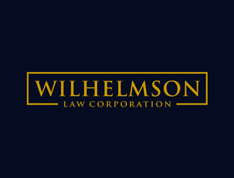 Wilhelmson Law Corporation logo design by alby