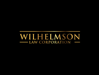 Wilhelmson Law Corporation logo design by bomie