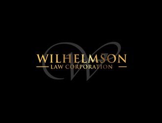 Wilhelmson Law Corporation logo design by bomie