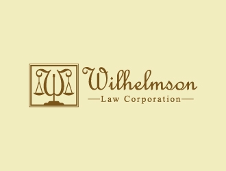 Wilhelmson Law Corporation logo design by JJlcool