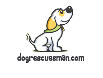 Dog Rescues Man  logo design by Optimus
