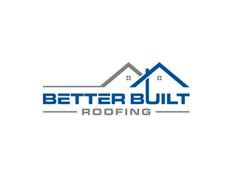 Better Built Roofing logo design by alby