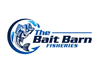 the bait barn fisheries logo design by ingepro