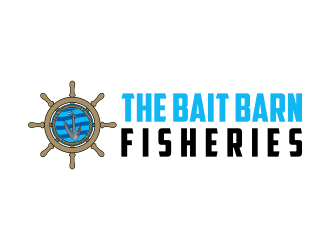 the bait barn fisheries logo design by Kruger