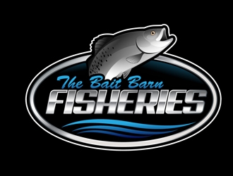 the bait barn fisheries logo design by DreamLogoDesign