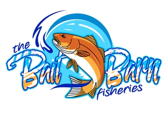 the bait barn fisheries logo design by DreamLogoDesign