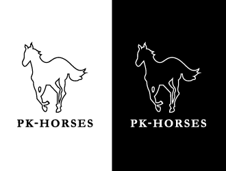 pk-horses logo design by Mehul