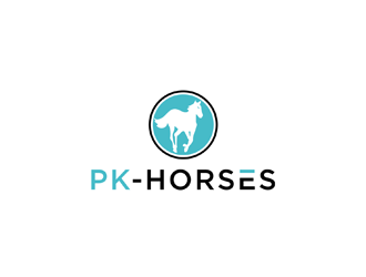 pk-horses logo design by johana