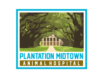 Plantation Midtown Animal Hospital logo design by Girly
