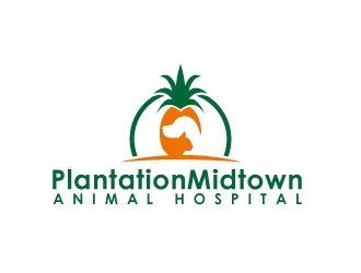 Plantation Midtown Animal Hospital logo design by gipanuhotko