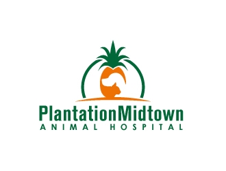 Plantation Midtown Animal Hospital logo design by gipanuhotko